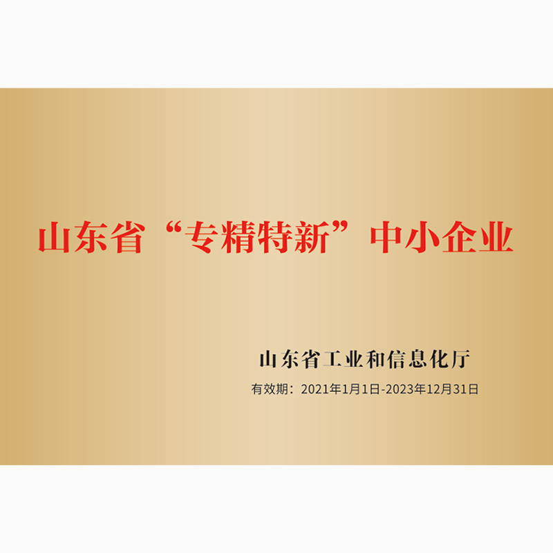 山东省专精特新中小企业